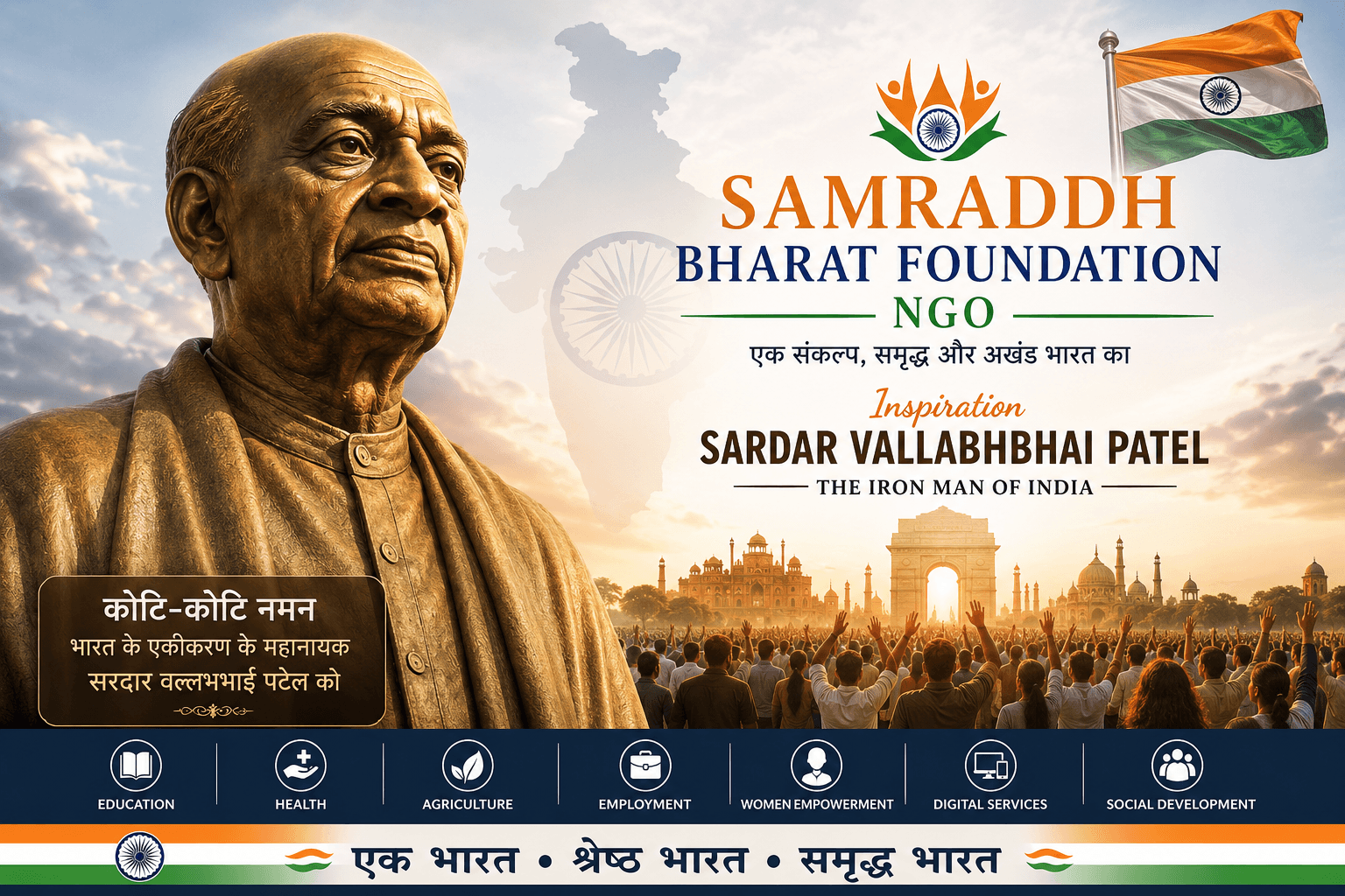 SAMRADDH BHARAT FOUNDATION - Sardar Vallabhbhai Patel