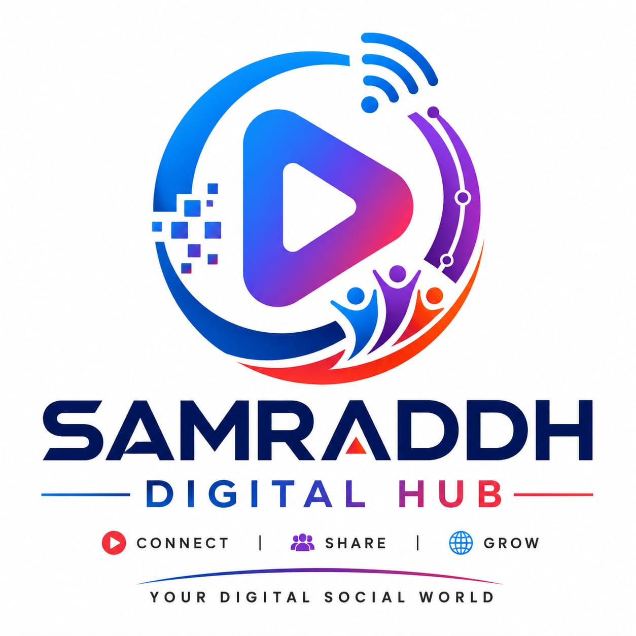 Samraddh Digital Hub Illustration